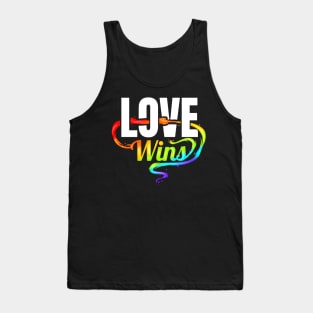 LGBTQ Love Wins Logo For Pride Month Tank Top